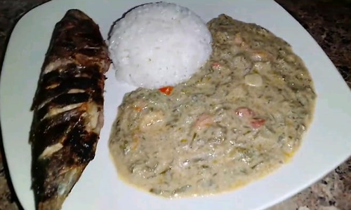 Matapa com Arroz